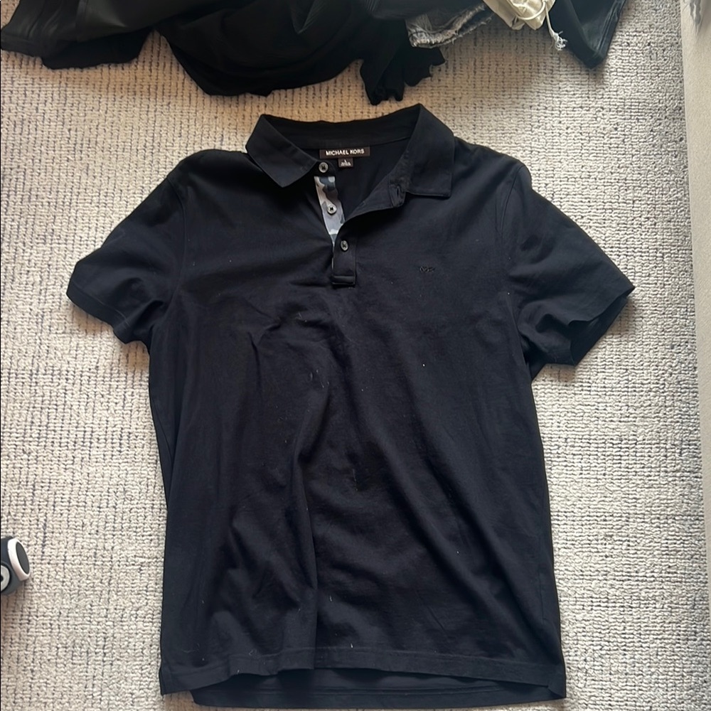 Michael Kors Black Men's Polo Shirt